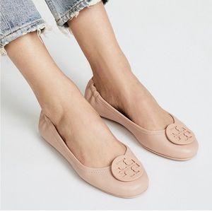 Tory Burch Minnie Travel Flat Sand